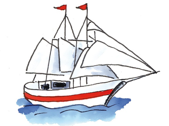 Segelschiff boot